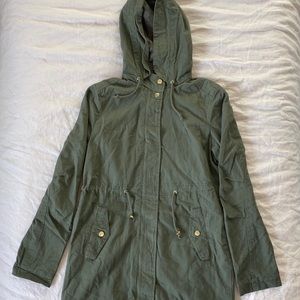 NWOT - Ambiance Hooded Cargo Jacket